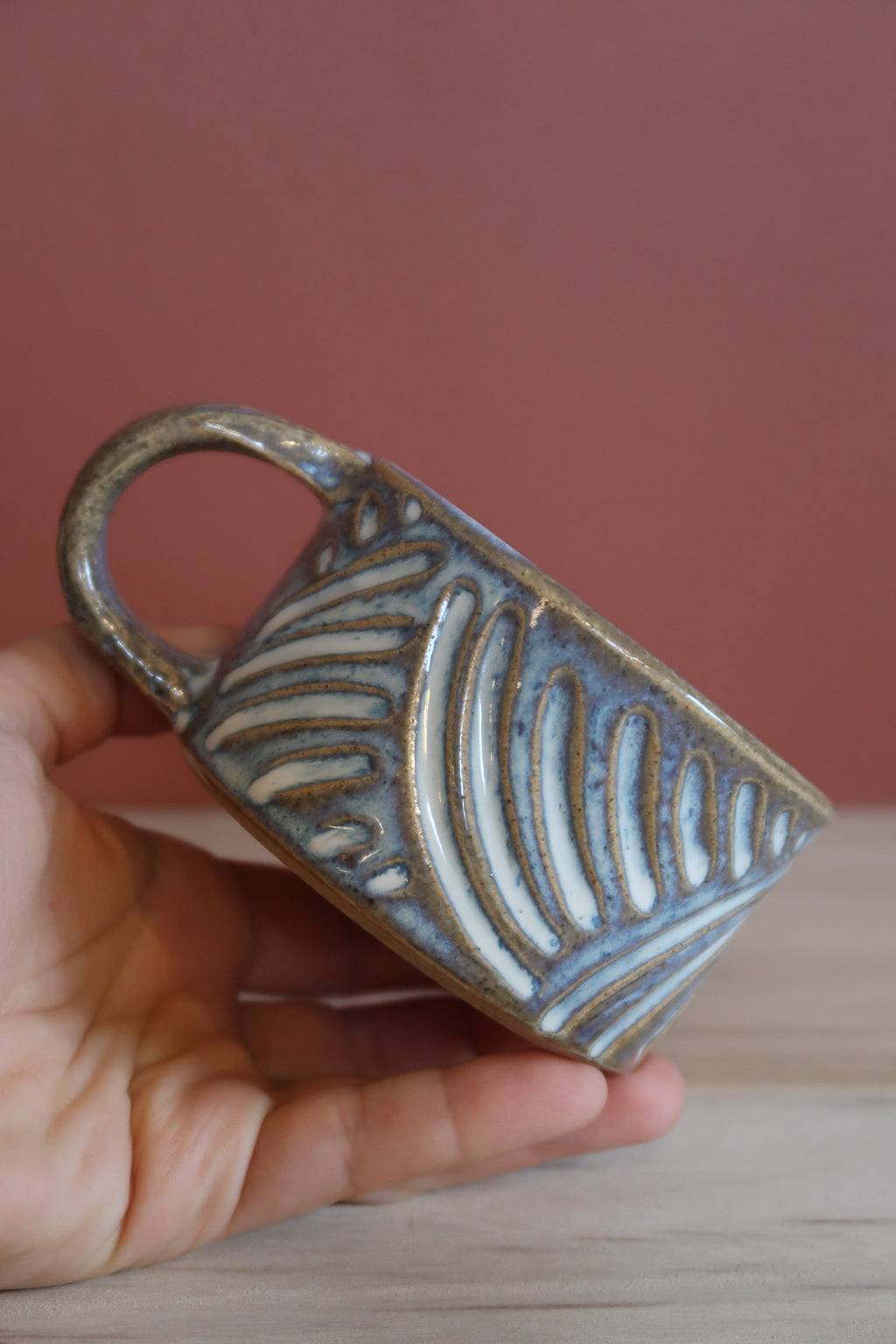 Morgendug, kop med hank