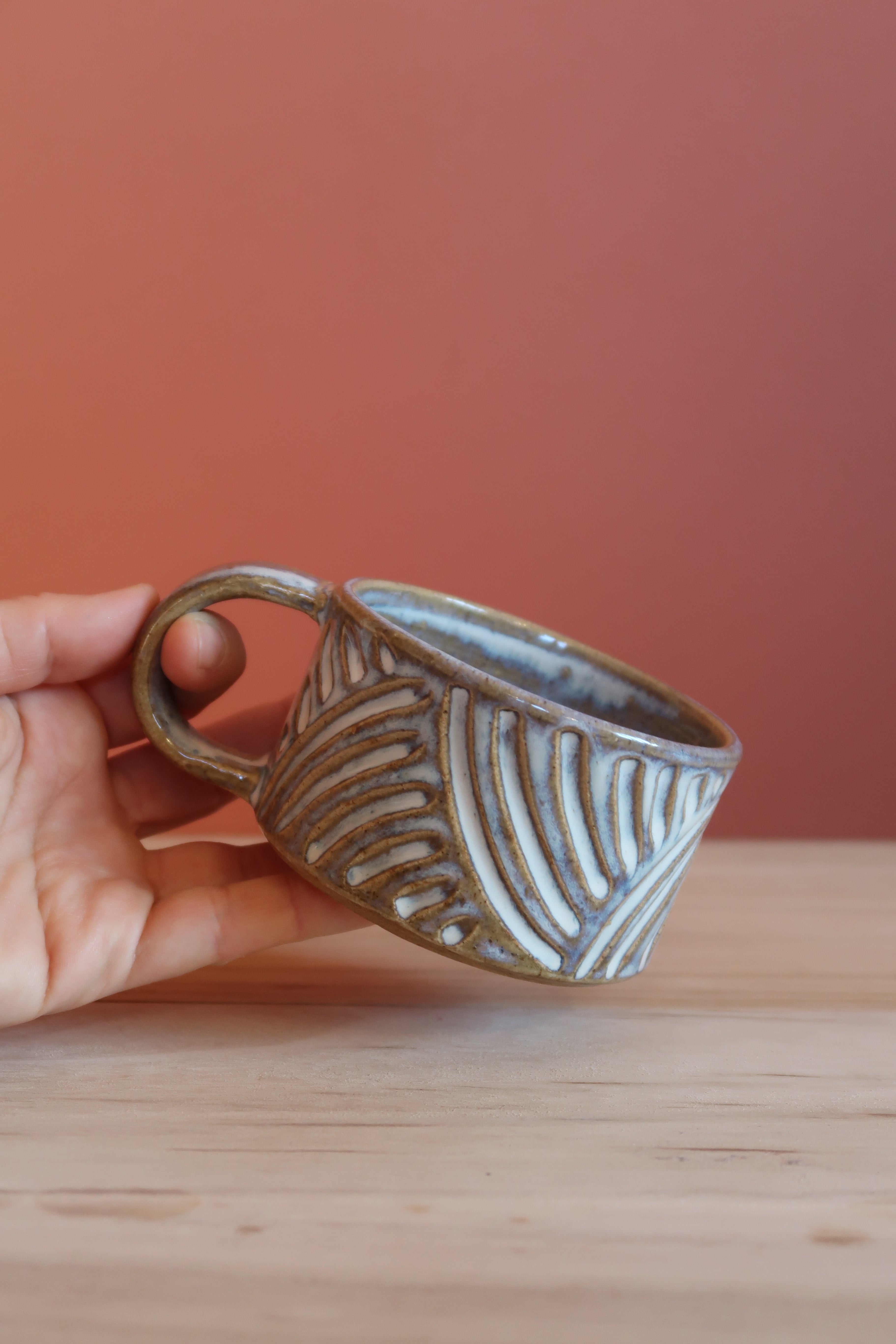 Morgendug, kop med hank