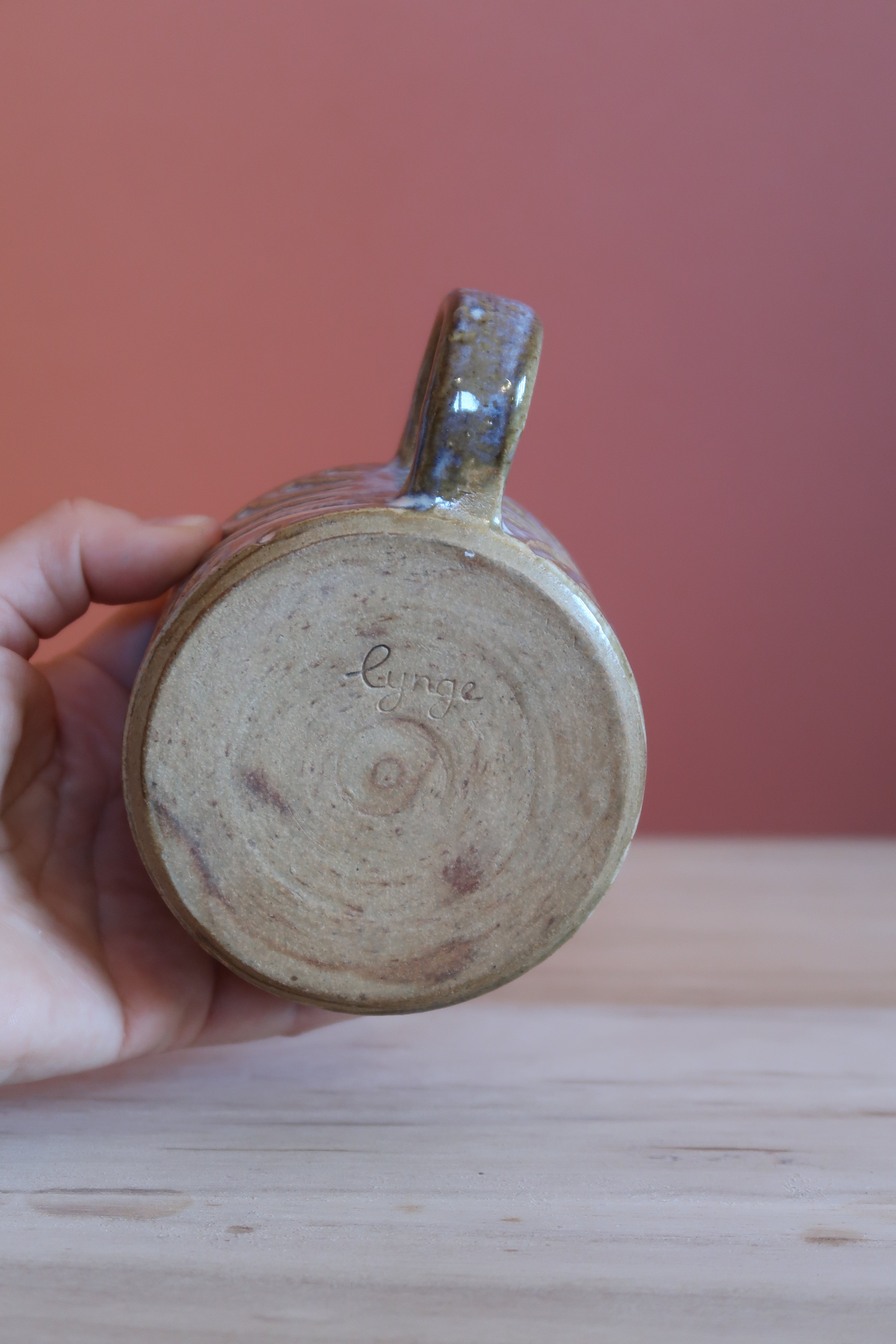 Morgendug, kop med hank